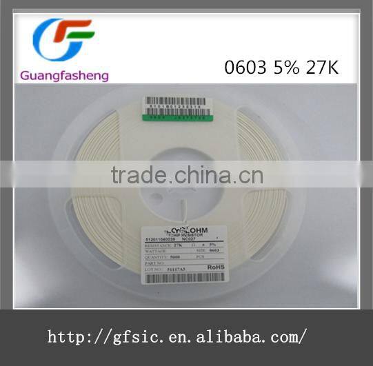 (hot sale)0603 5% 27K