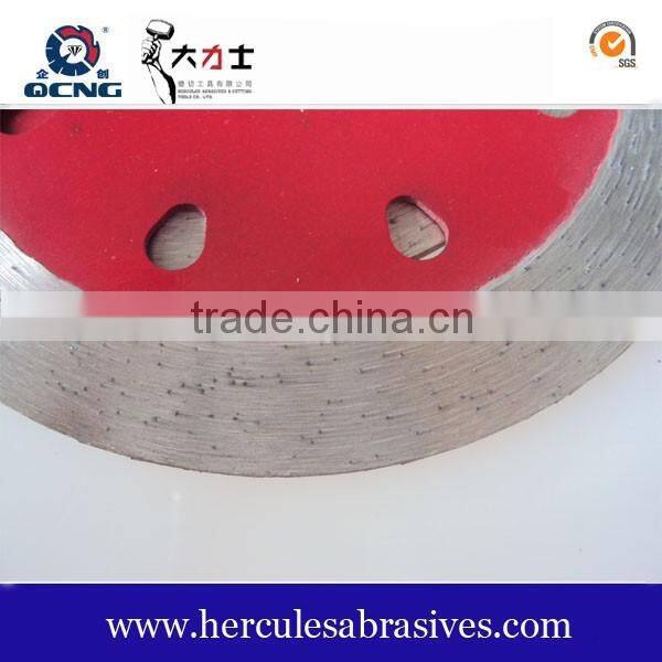 Green concrete or reinforeced concrete structure cutting laser welded diamond saw blade