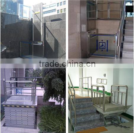 3.5m outdoor wheelchair lift for the disabled people/products for disabled people