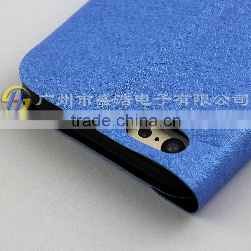 Candy color PU leather flip mobile cell phone shell for Apple for iphone 6 (4.7) case