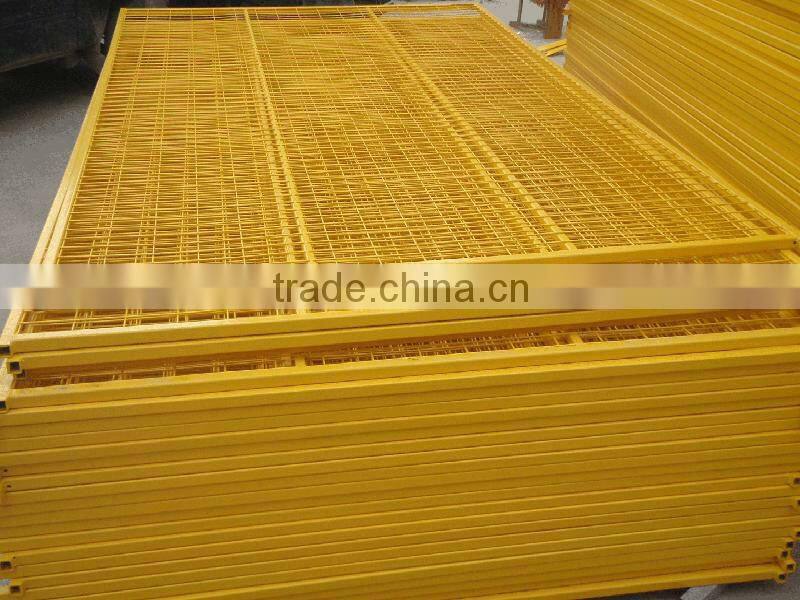 6 'galvanized and powder coating easy fence temporary fence