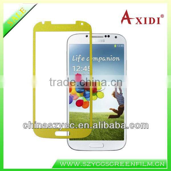 For Samsung S4(I9500) Colourful Good Quality Factory Manufacture Fashion Leather Screen Protector