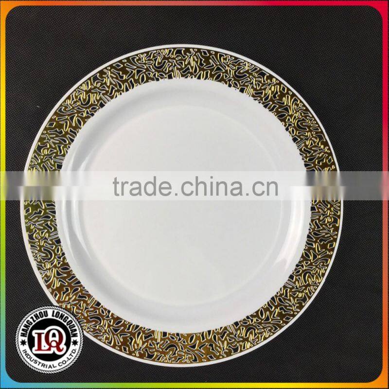 12 inch plastic charger plate for restaurant