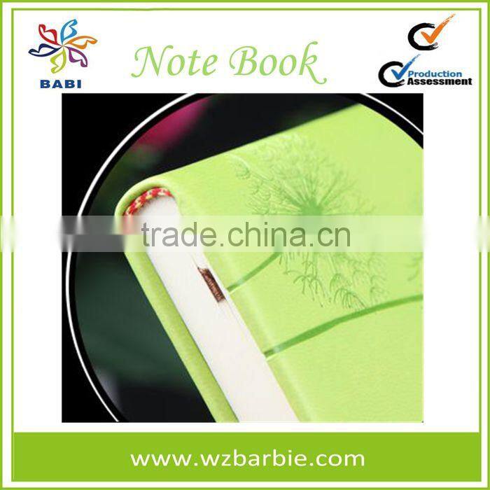Dandelion PU Leather School Notebook/ Diary