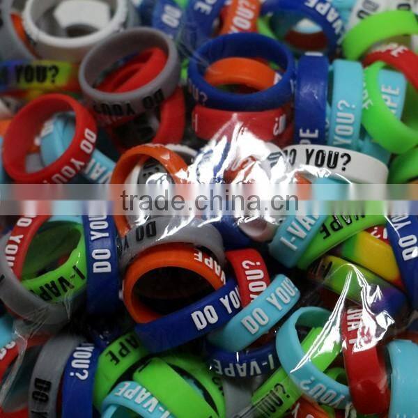 Silicone vape ring custom anti-scalded silicone ring bands for mechanical mod