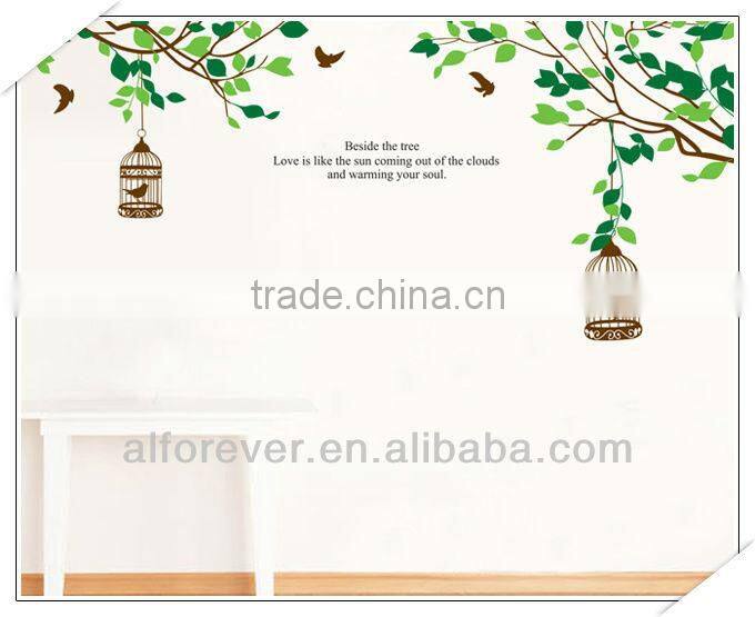 Birds Cages wall decoration for wall units,60*90cm