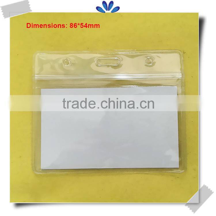 Cheap bulk clear plastic card holder for promotion sale