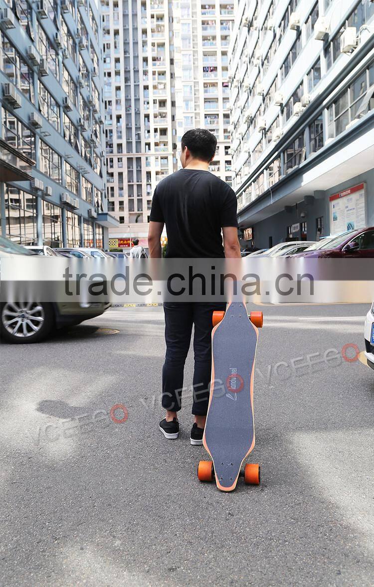 2016 dual 1100w brushless motor wireless controller for electric skateboard with remote control