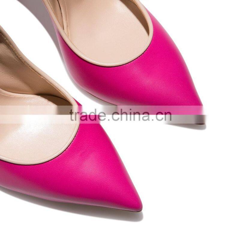 Sexy shoes very high heels ladies genuine leather shoes light blue lambskin celebrity womens shoes