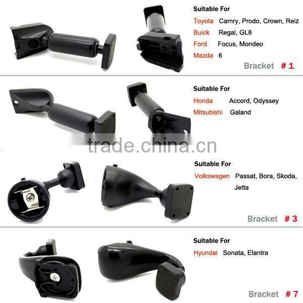 Car rear view mirror GPS monitor for audi/jetta
