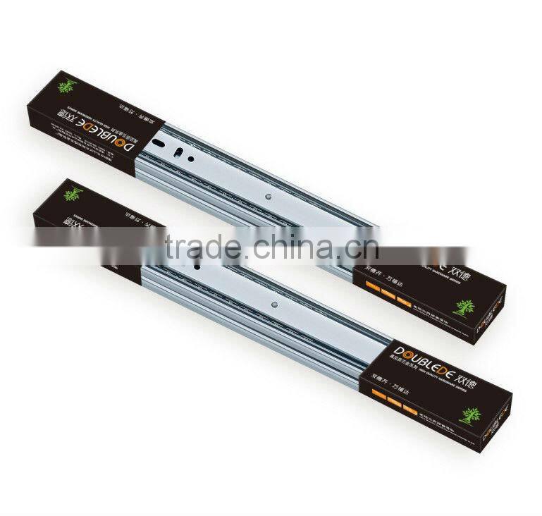 3-fold drawer slide rail / roller drawer slide /kitchen cabinet drawer slide parts