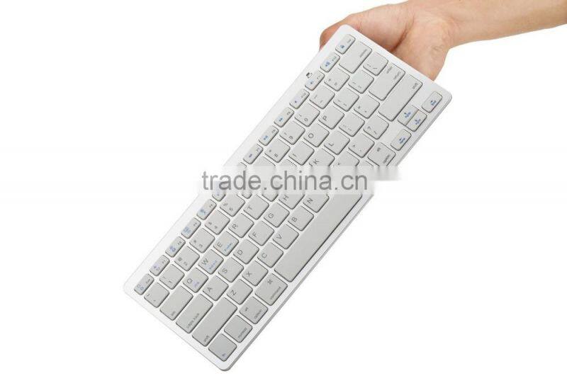 Ultra-Slim Bluetooth Keyboard for iPad Air2, iPad Mini 4 , Galaxy Tab and other Tablets