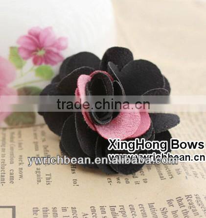 new styles! hot-sales handmade kids shabby flower with clip !cute girl hair flower clips ! hair flower clips for kids SF-160