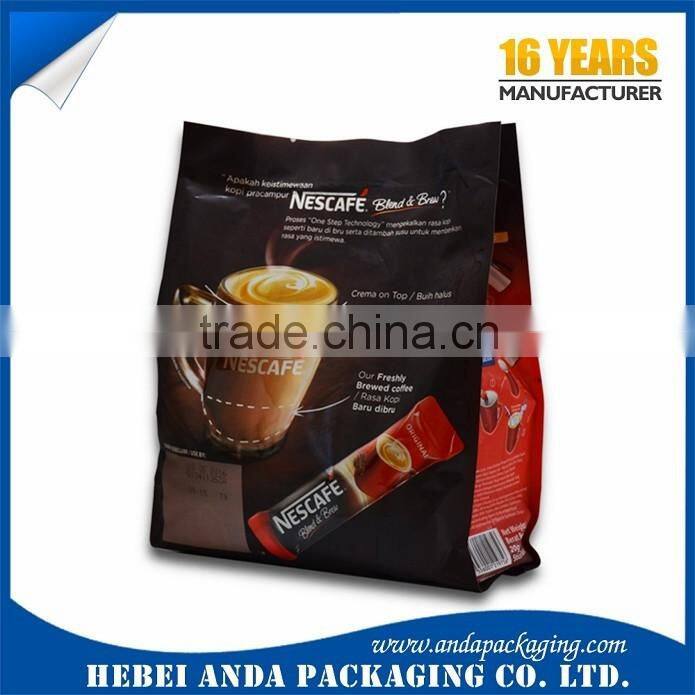 Laminated Aluminum Foil Coffee Bags/Coffee Bag with Valve and Zipper