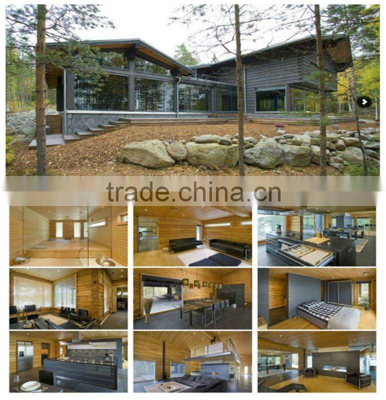 luxury prefab wooden house