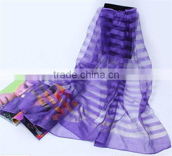fashion 2015 high quality tassel silk chiffon scarf