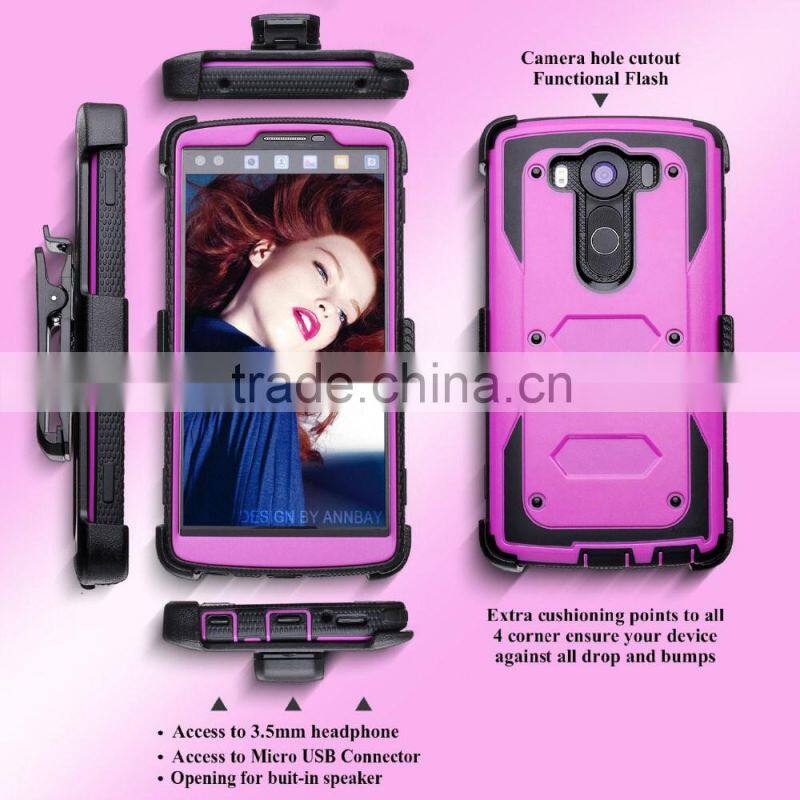 Keno Mobile Phone Bag for LG V10 Phone Case, Cheap Case for LG V10 2 in 1 Case