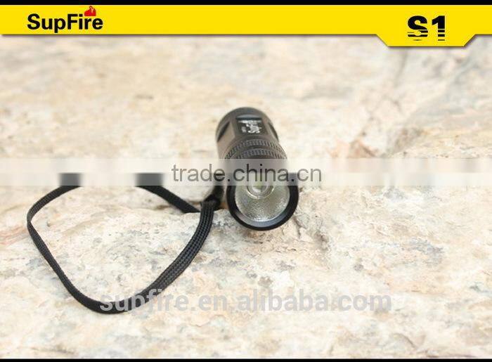 2015 Mini led torch flashlight with 16340 battery