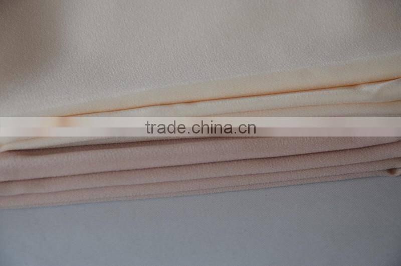 100 polyester thick moss crepe fabric for lady wear