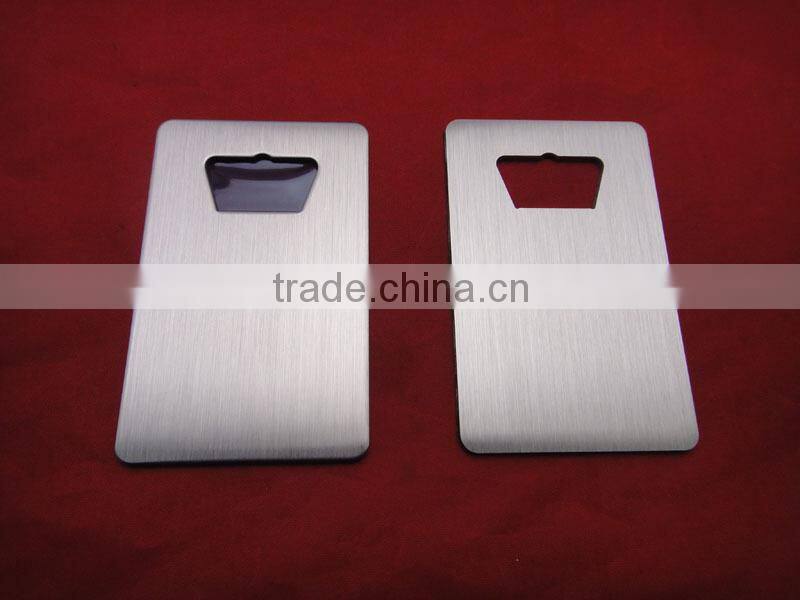 high quality cheap price stamp blank stainless steel bottle opener