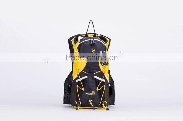 Durable 1680D yellow hiking backpack,camping backpack