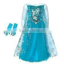 TOP new frozen Elsa dress wholesale dress for kids princess dress BC309