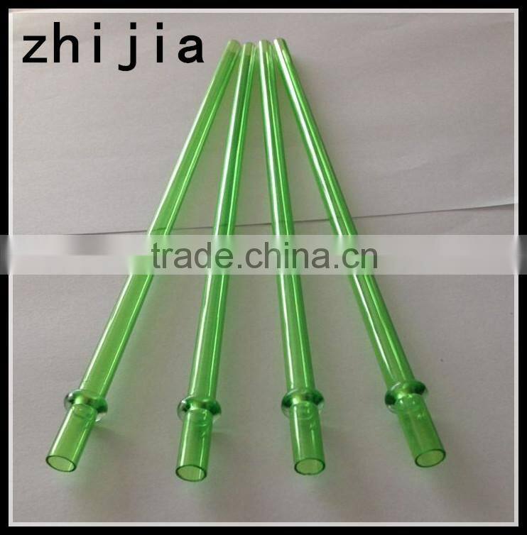Clear wrapped red plastic drinking straw