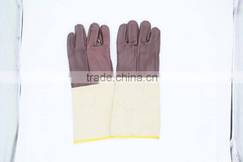 Welding glove Brown leather garden gloves