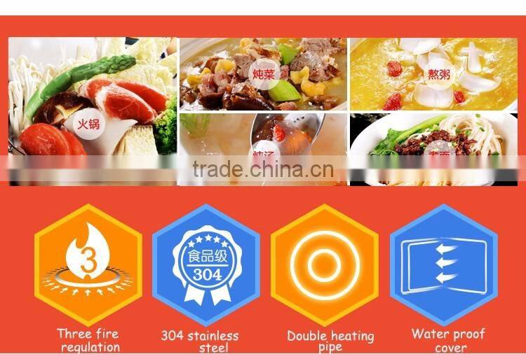 Electric stainless steel cooking equipment of HG-B2600