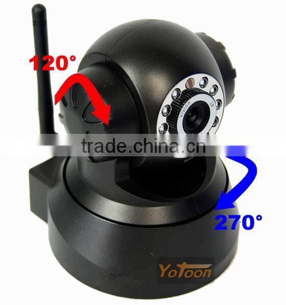 waterproof ip camera / Wireless IP Webcam Camera Night Vision Wifi Cam 11 LED(black)