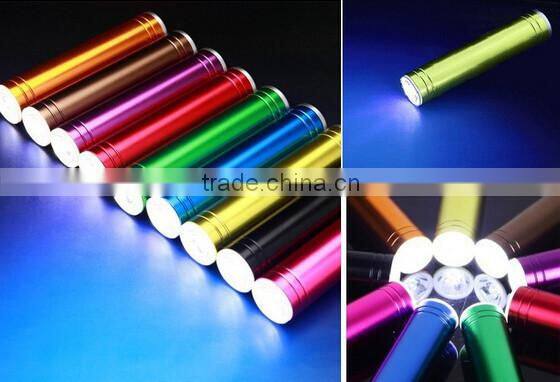 Functional Aluminum power bank 2600mah new product 2016 China supplier