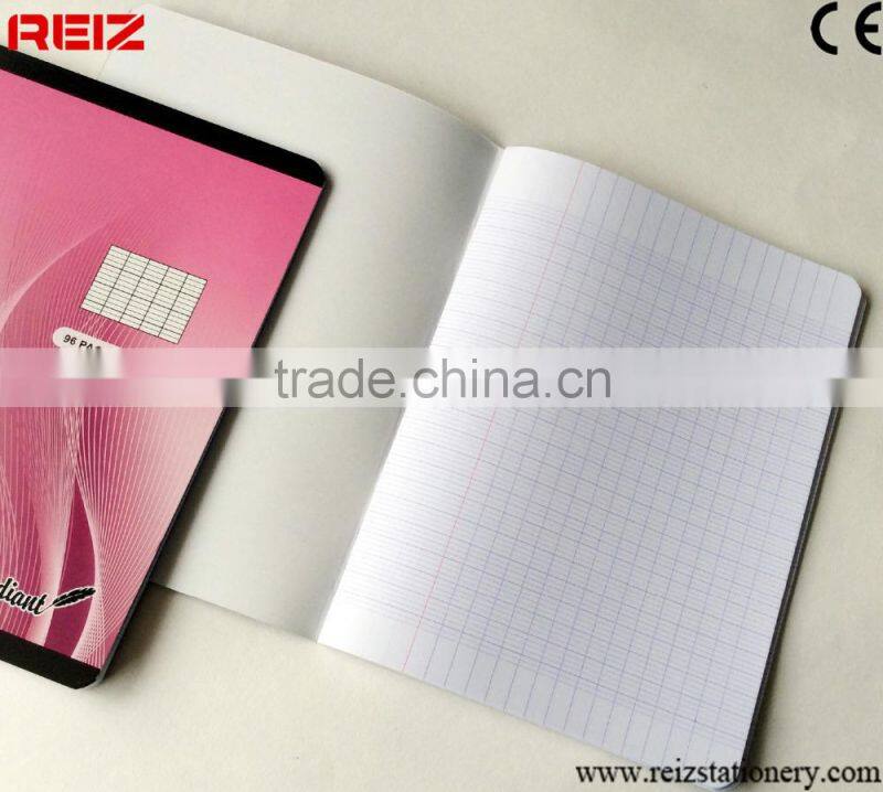 Seyes exercise book, french lines notebooks 17x22cm, 24pages