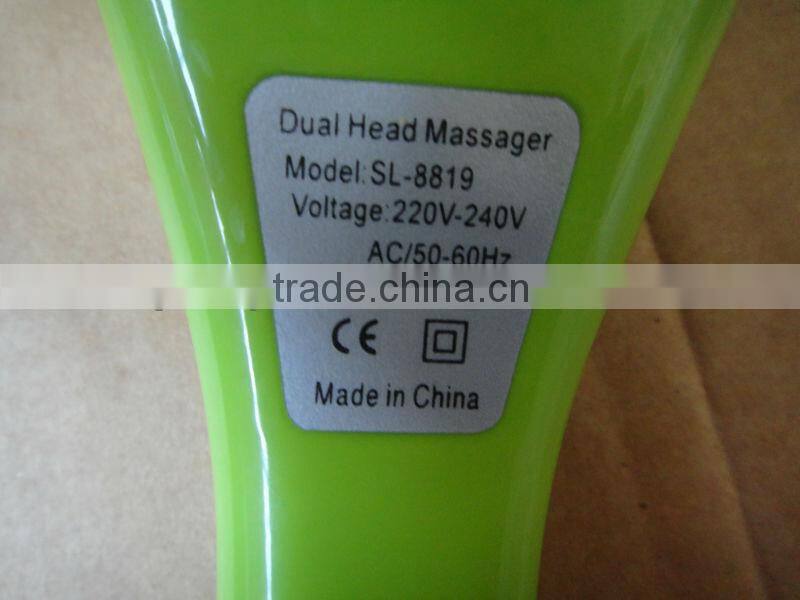 Portable mini double vibration hammer body to body massage live video