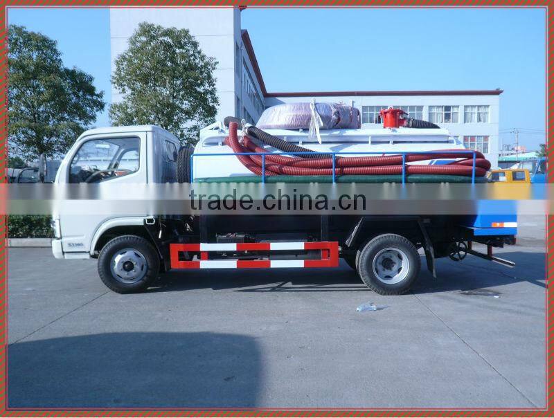 Bottom price vacuum pump waste water carrier truck