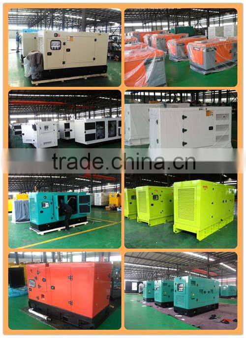 silent Natural gas generator set 40kw with heat exchanger