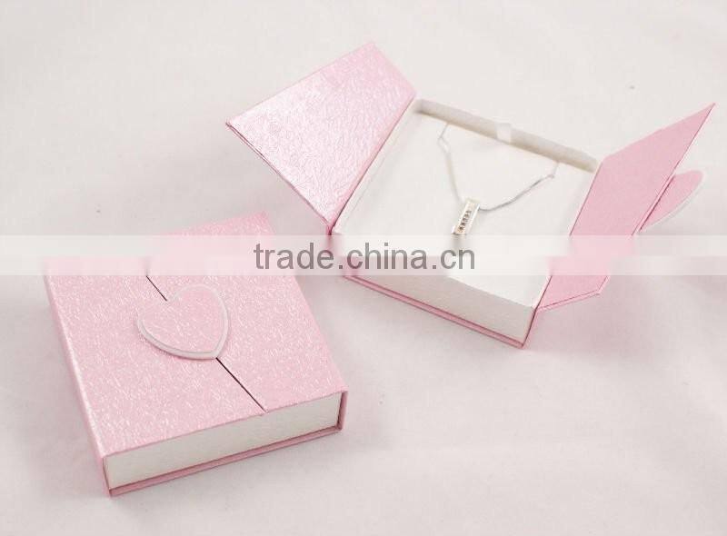 New design necklace packaging box hand made jewelry gift box