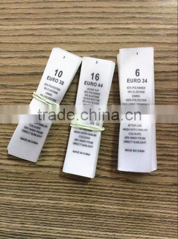 Fashion design clothing woven label Textile Label and Tag