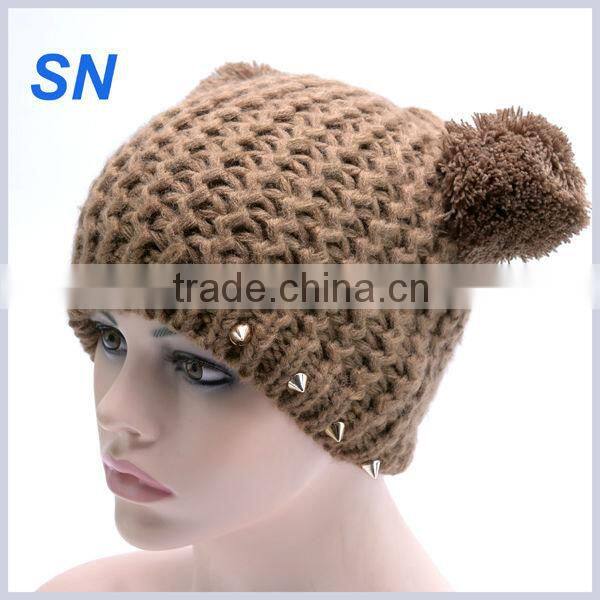 high quality beanie knitting winter earflap hat