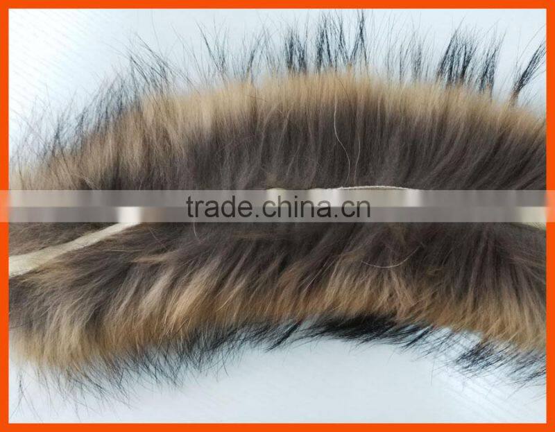 good quality raccoon fur trimming strips