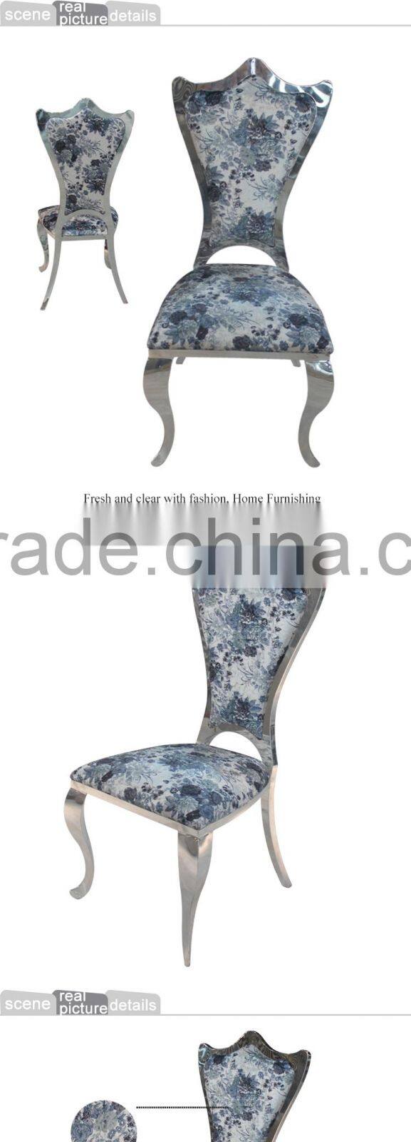 For luxury home used luxury fabric dining chair, restaurant chair