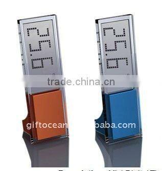promotional mini lcd clock, giveaway mini digital clock