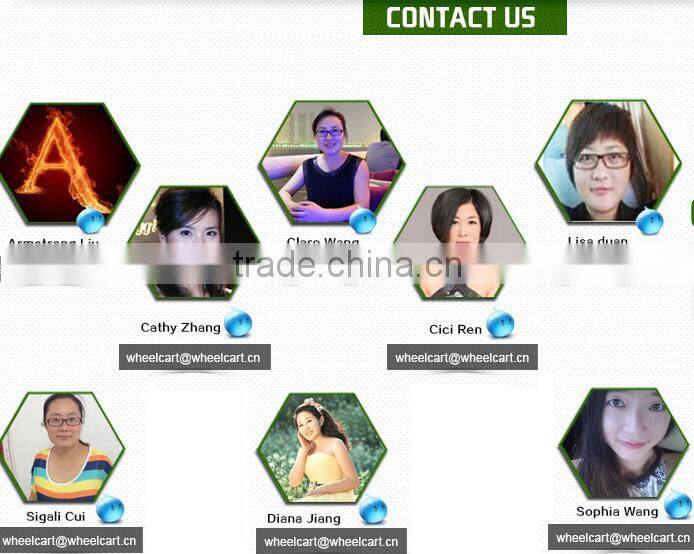 2016 New China wheel barrow factory,garden cart,garden wheelbarrow cart WB3800