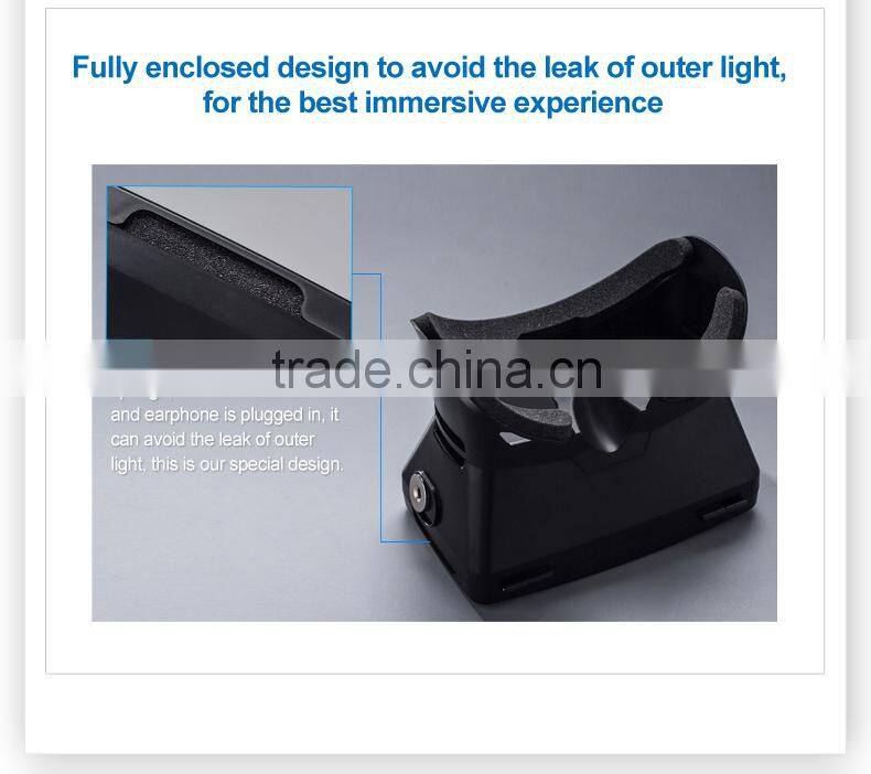 Hot Sale Virtual Reality Google Cardboard Active 3D Video Glasses Oculus Rift