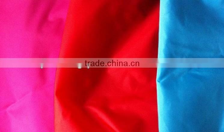 Factory direct sales 210T Waterproof nylon taffeta fabric for garment lining, suit,down jacket and proof coat
