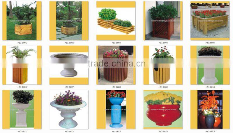 Guangzhou Garden supplies attractive colorful plastic flower pot