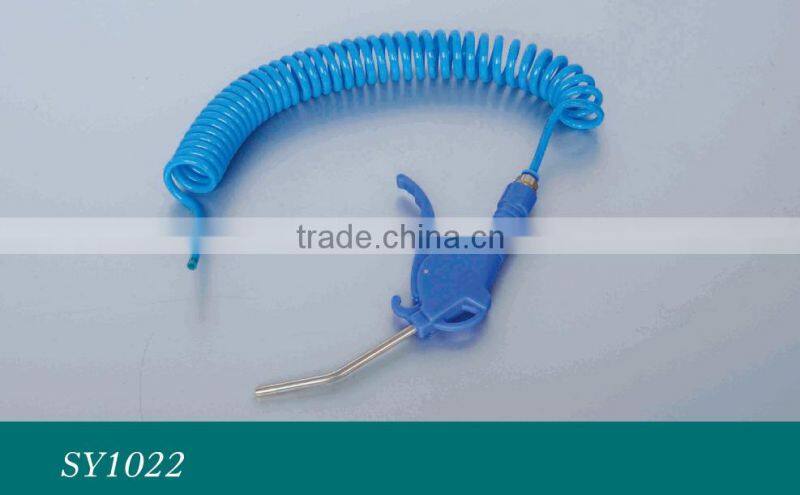 Cable cleaning Spring Air hose with gun