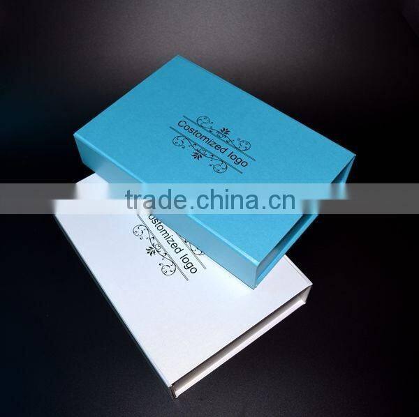 High end Fashionable customized blue box clothing