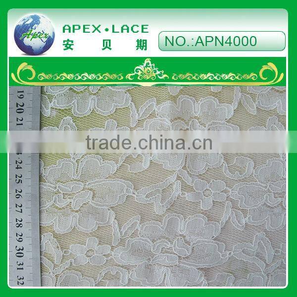 APN4000-hight quantity lace cotton/line fabric fabric For Garment