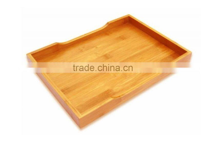 Wholesale bamboo trays serving with various size