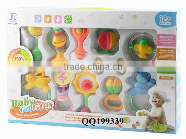 Lovely plastic baby toy rattle